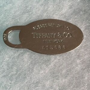 Authentic Tiffany oval tag
